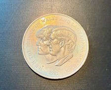 HRH The Clad Prince of Wales and Lady Diana Spencer 1981 Coin