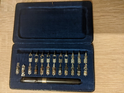 Pelikan Graphos Set benutzt + zusätzliche Federn