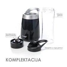 Cocktail Shaker Standart Pb-6530, Silver/Black