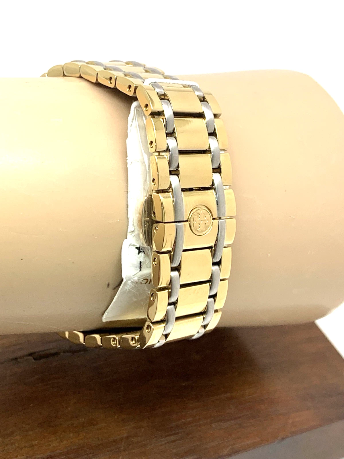 Orologio Donna Tory Burch TBW7222 Miller Quarzo Quadrante Crema Acciaio Bicolore 32mm