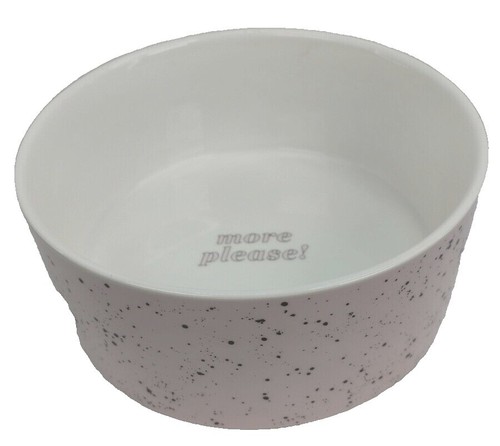 MALACASA Ceramic Dog Bowls – Set Of 2, 1.5 Cup Capacity, For Small Dogs & Cats, Non-Tip Design With Bone Imprint
