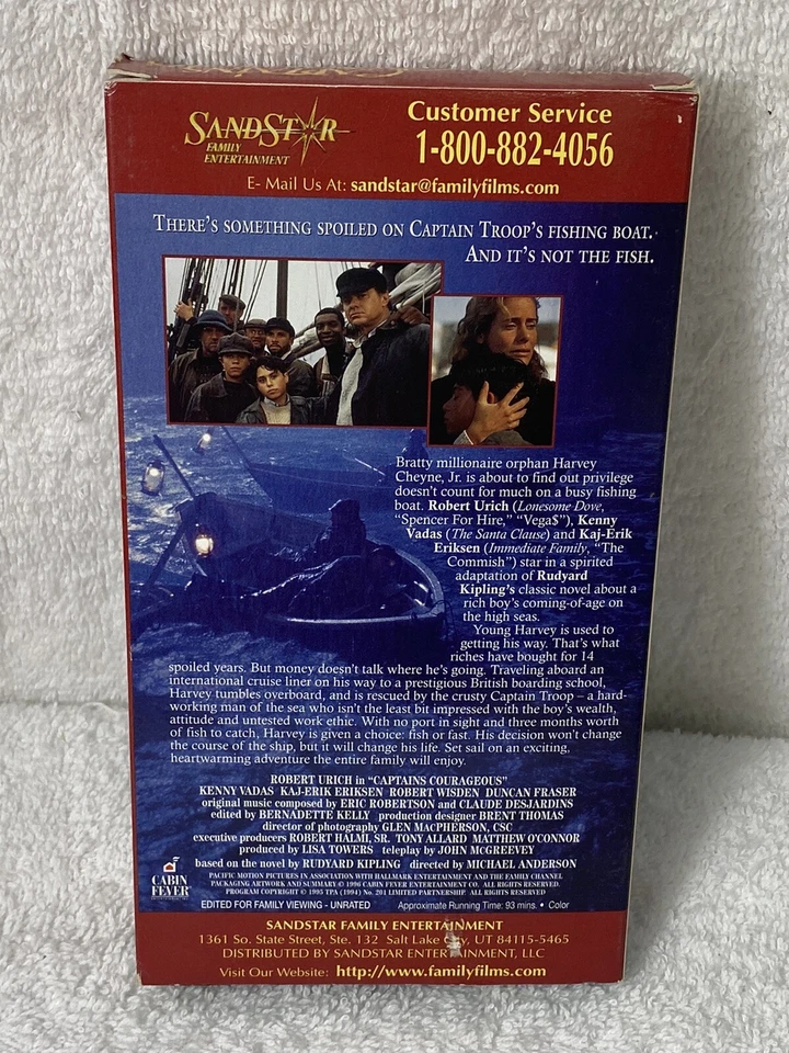 Captains Courageous Robert Urich VHS Sandstar - Image 2 of 4