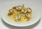 Spaghetti alle vongole Pasta 1/1 Display Fake Food Sample PVC Handmade Japan