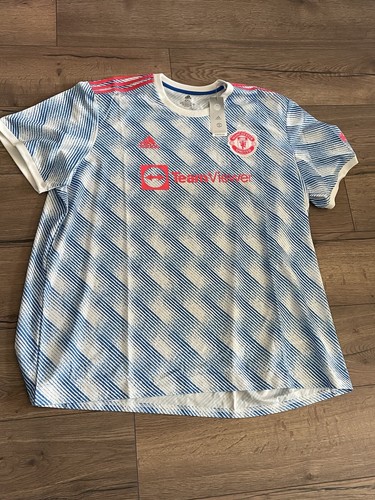 CAMICIA ADIDAS MANCHESTER UNITED AWAY BLU NUOVISSIMA TAGLIA 4XL CL31