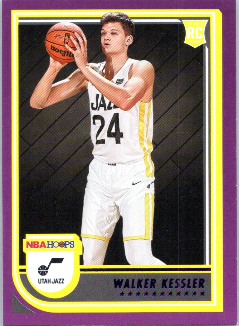 2022-23 Hoops #252 Walker Kessler Purple