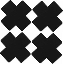 2 Pairs Black Cross Shape Nipple Covers Disposable Breast Covers...