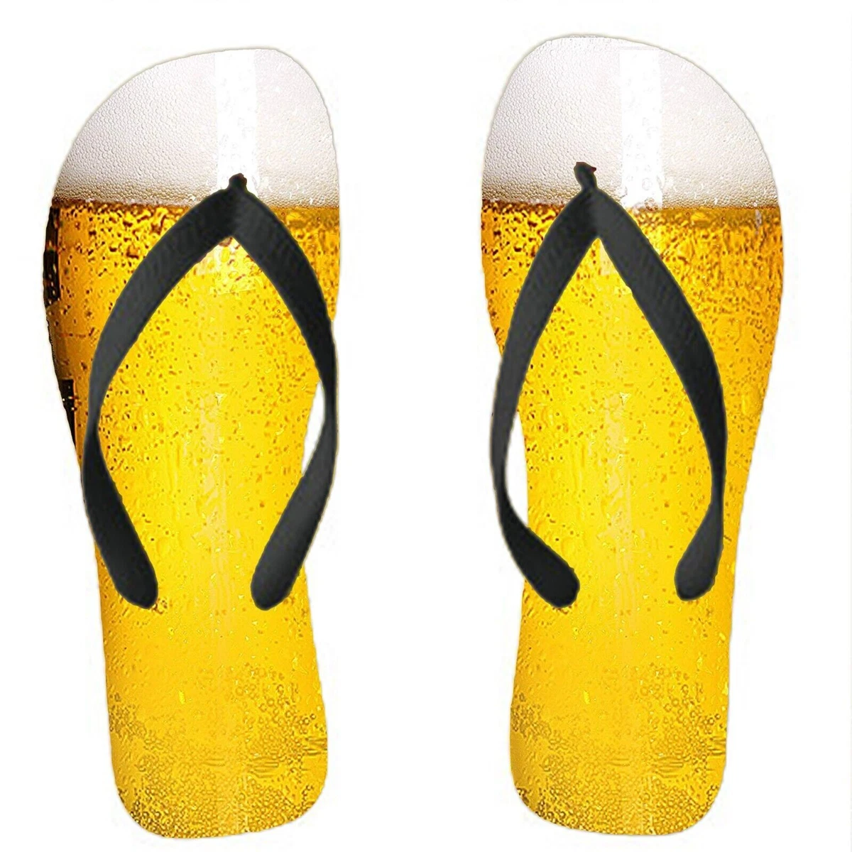 Beer Thongs Flip Flops Funny Summer Shoes Footwear Large Bitter Thong  Sandals