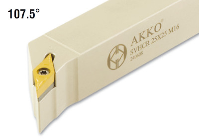AKKO WSP Drehhalter 107,5° SVHCR SVHCL - alle Größen - für ISO Wendeplatte VC.. 