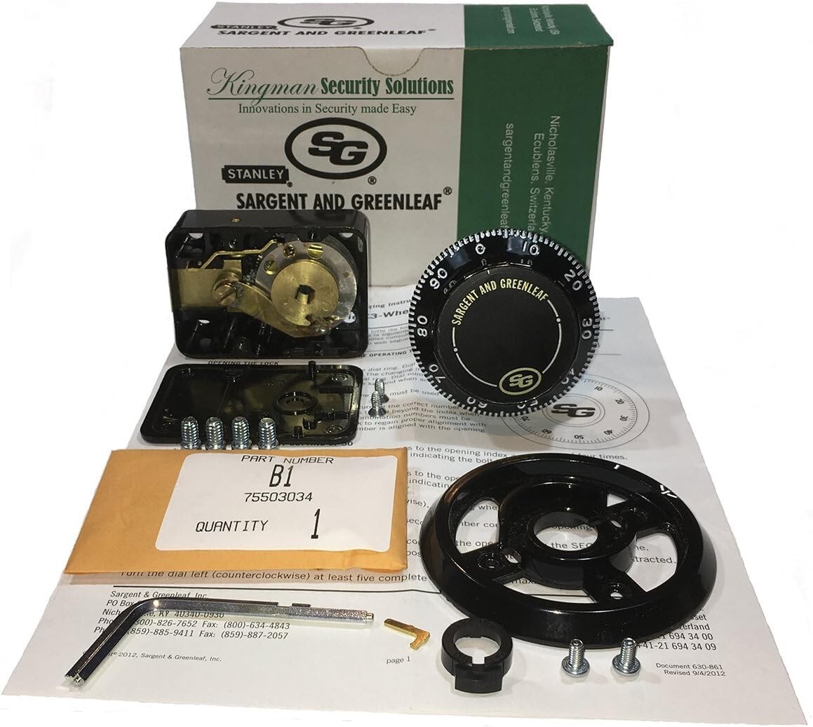 Sargent & Greenleaf S&G Model 6730-100 Mechanical Safe Lock Kit | eBay