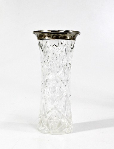 Set Kristall Vase Gefäß Karaffe 800 Silber Gravur L.T.V. Damen Einzel 1925 - Bild 3 von 19