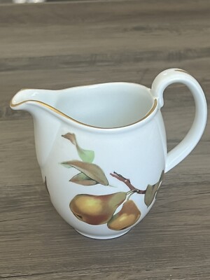 Royal Worcester Evesham Creamer Jug Fruits England Replacement Piece