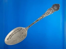 Sterling Silver Souvenir Spoon GRAND CANYON Arizona View From Bright Angel Trail