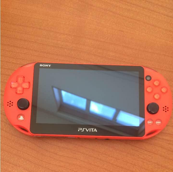 Playstation vita Wi-Fi model NEON ORANGE PCH-2000 ZA24 game