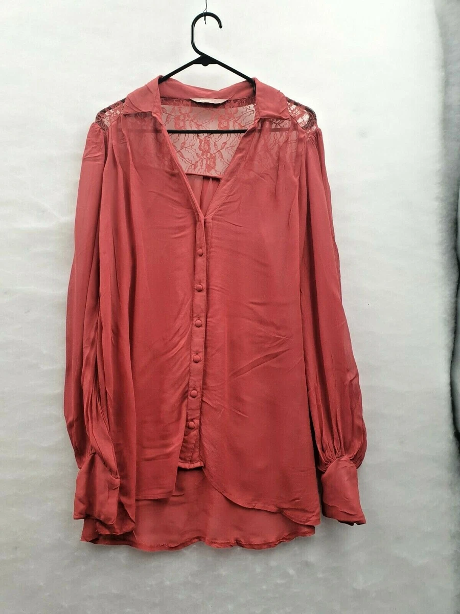 Rust pink shirt clearance womens