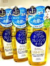 KOSE Softymo White Cleansing Oil 230ml Makeup Remover JAPAN NEW
