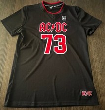 ACDC High Voltage MEDIUM Mesh Jersey T-shirt Basketball Top Licensed 1973 BNWOT