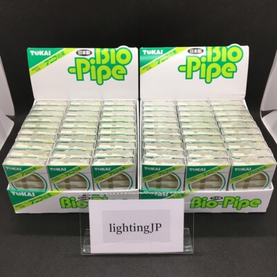 Tokai Bio Pipe Cigarette Filters 60 Packs Box Tar Removal Clear Plastic  Japan