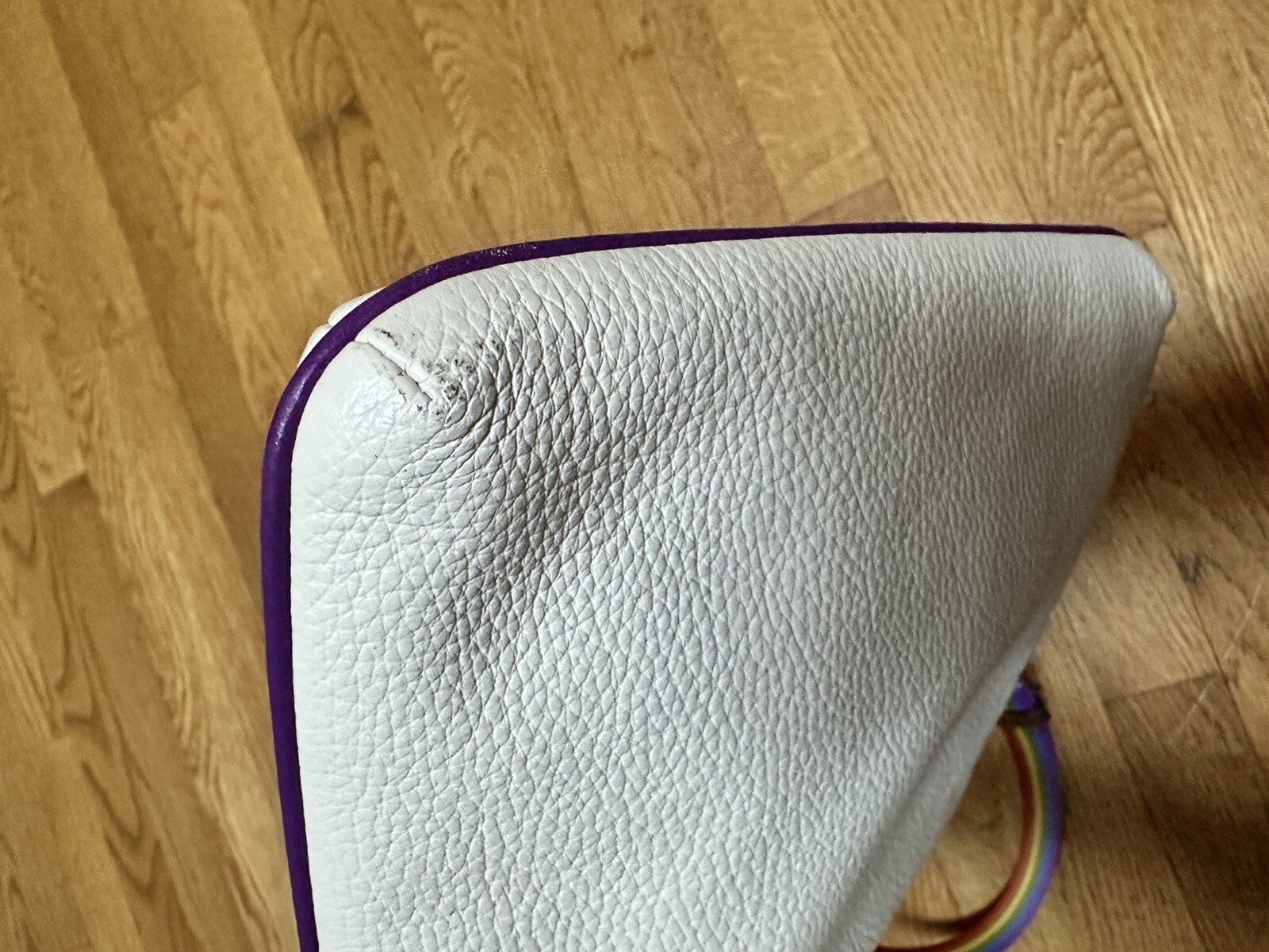 COACH Leather Crossbody Rainbow/PRIDE Collection Gem