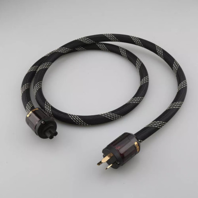 HiFi Audiophile Copper Power Cable C7 IEC Female Figure 8 EU AU AC Supply Cable