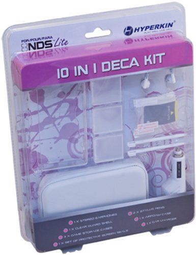 NEW Hyperkin White 10 in 1 Deca Kit for the Nintendo DS LITE Console 6A ...