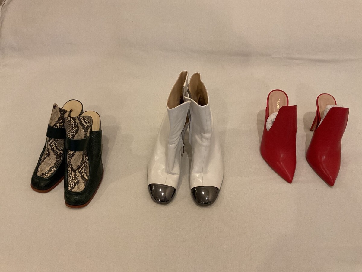 LOT OF 3 DESIGNER shoes WOMEN display picture 2