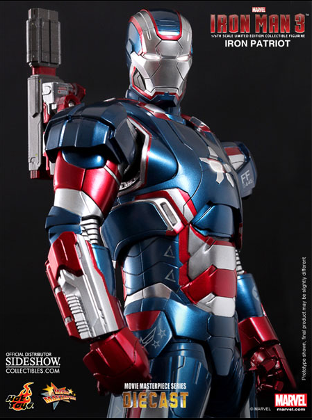 Ironman Iron Man 3 Patriot Hottoys Hot Toys Mms195 Mms 195 Figure Ev Aq4037