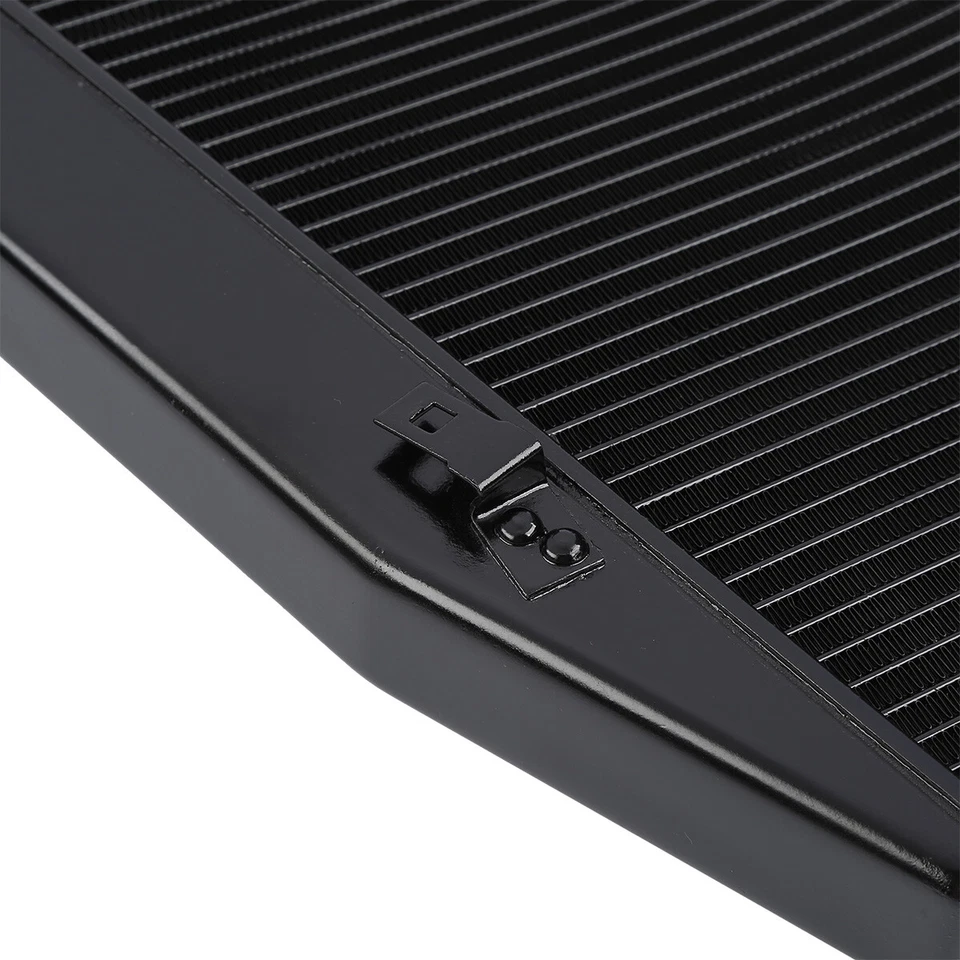 Refrigerador de radiador negro apto para 06-07 Honda CBR1000RR CBR 1000RR 2006 2007 Foto 3 de 4