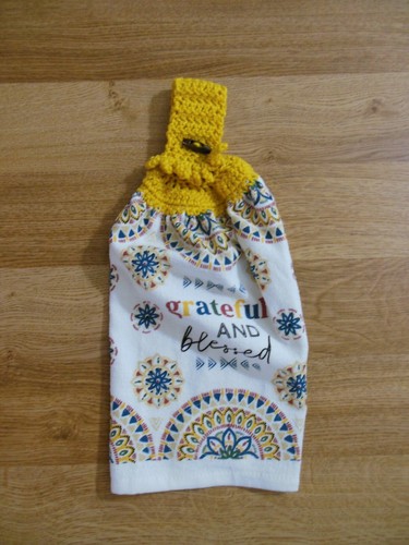 Handmade Crochet top Kitchen Hanging Hand Towels You Choose color / design - Picture 45 of 108