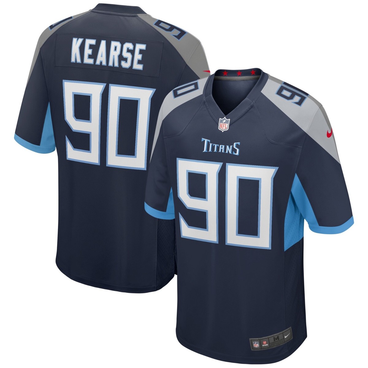 Tennessee Titans Jevon Kearse #90 Nike Navy 2025 Retired NFL Game