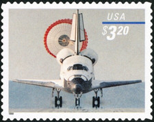 US 3261 MNH 1998 Space Shuttle Landing Priority Mail
