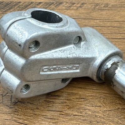 Old School BMX MX-450 Stem Silver Neck 21.1 mm LC 4 Bolt Race