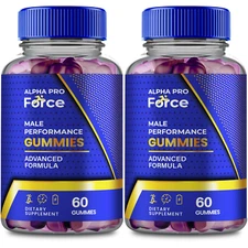 (2 Pack) Alpha Pro Force Gummies for Men – Alpha ProForce Male Performance Gummy