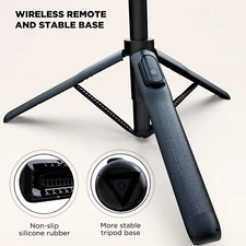 IKOMMI Gimbal Stabilizer Smartphone 1Axis Selfie Stick Tripod w Wireless