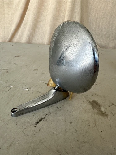 Ferrari 246 365 Daytona Exterior Driver Door Round Mirror Chrome 24604015