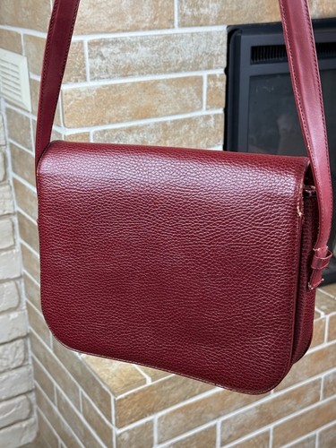 Vintage 90's must de Cartier Red Leather Shoulder Bag - Picture 9 of 22