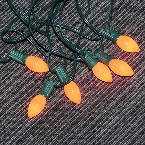25er-Pack C7 Halloween Ersatz-Glühbirnen, orange C7 orange Glühbirnen - 5w - Bild 5 von 7