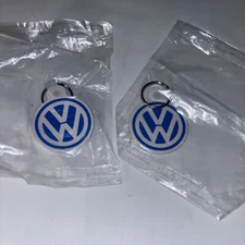 Vintage VW Volkswagen Keychain Lot w/ VW Logo-Memorabilia-Collectible Lot Of 2