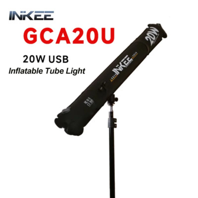 INKEE GCA20U 20W USB Inflatable LED Tube Light Bi-color Photography Fill Light