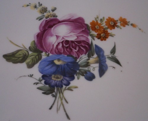Antique 18thC Loosdrecht Porcelain Floral Plate Porzellan Teller Porselein Dutch - Picture 3 of 10