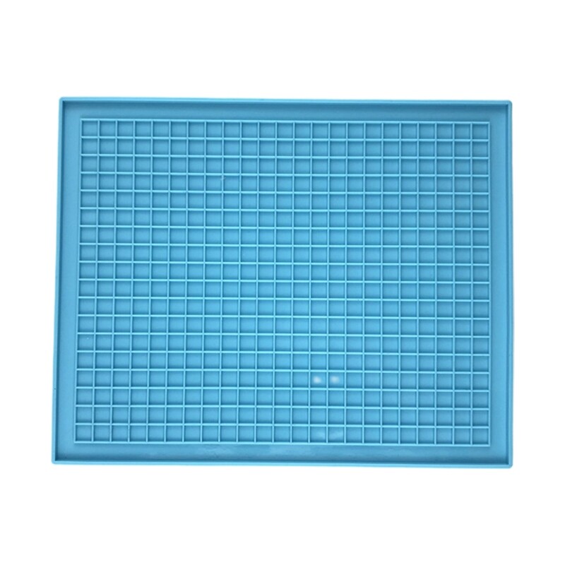 DIY Pixel Puzzle Epoxy Resin Mold Cup Mat Casting Silicone Mould