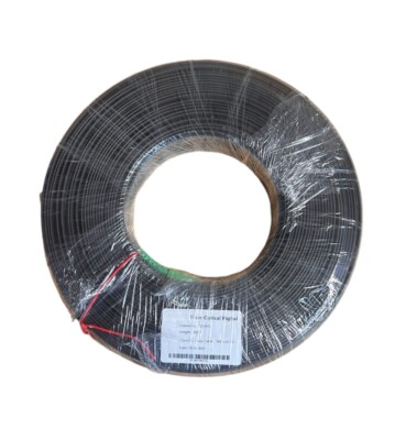 SC/APC Connectorized 1 End Splice Other End Fiber Optic Flat Drop 1 Core 250ft