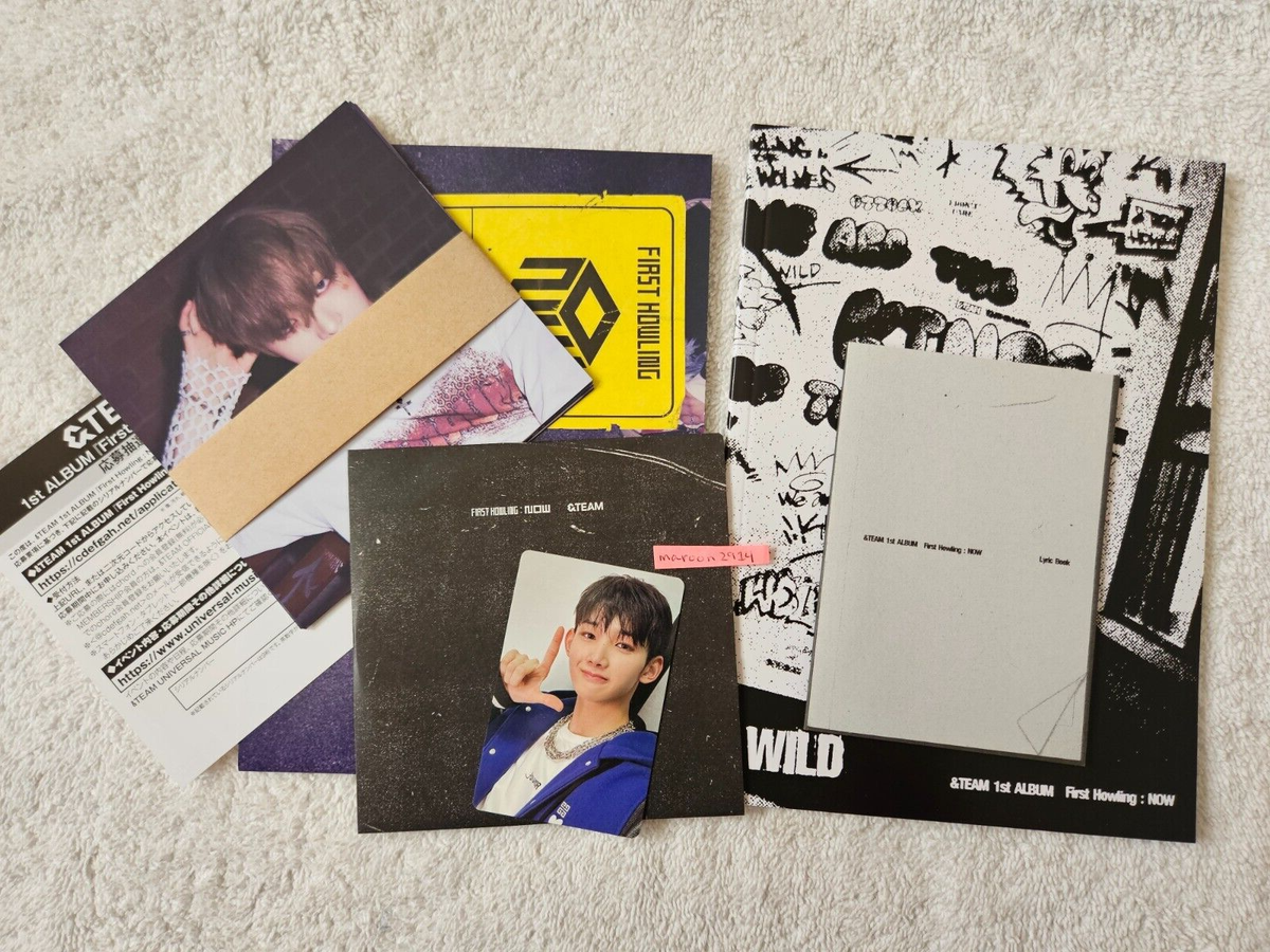 &TEAM First Howling Now Signed Promo Album Autographed +