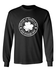 Official St.Patrick's Day Beer Novelty Sarcastic Humor Men's Long Sleeve Shirt