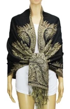 NEW Big Elegant Soft Long Paisley PASHMINA SCARF/WRAP/SHAWL/ Multi Color JP036