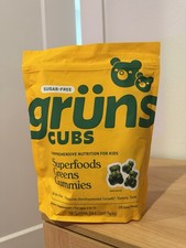 Gruns Cubs Sugar Free Superfoods Greens Gummies For Kids 28 Packs, 168 Gummies