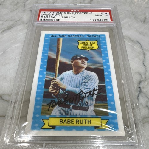 Rold Gold 1970 All-Time Baseball Greats Babe Ruth #14 Yankees PSA 9