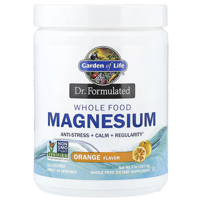 - Dr. Formulated Whole Food Magnesium Drink Powder Orange - 7 Oz.