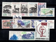 France 1988 Yv. 2539-2551 Neuf ** 100% animaux, faune, tourisme, art