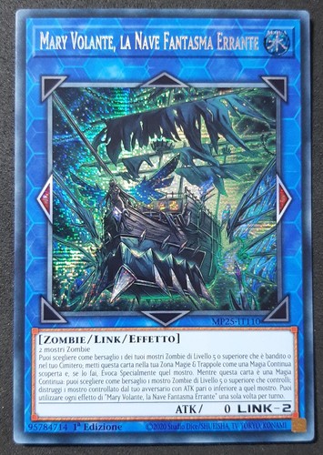 MARY LENKRAD WANDERNDES GEISTSCHIFF Secret Prisma Italian MP25-IT110 YUGIOH