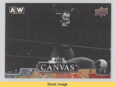 2023 Upper Deck AEW All Elite Wrestling UD Canvas Black Eddie Kingston READ 0l1m